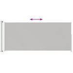 Casa si Gradina - Gradina si terasa - Umbrele si pavilioane - Umbrele - Copertina laterala retractabila de terasa, crem, 220 x 500 cm - Infinity.ro
