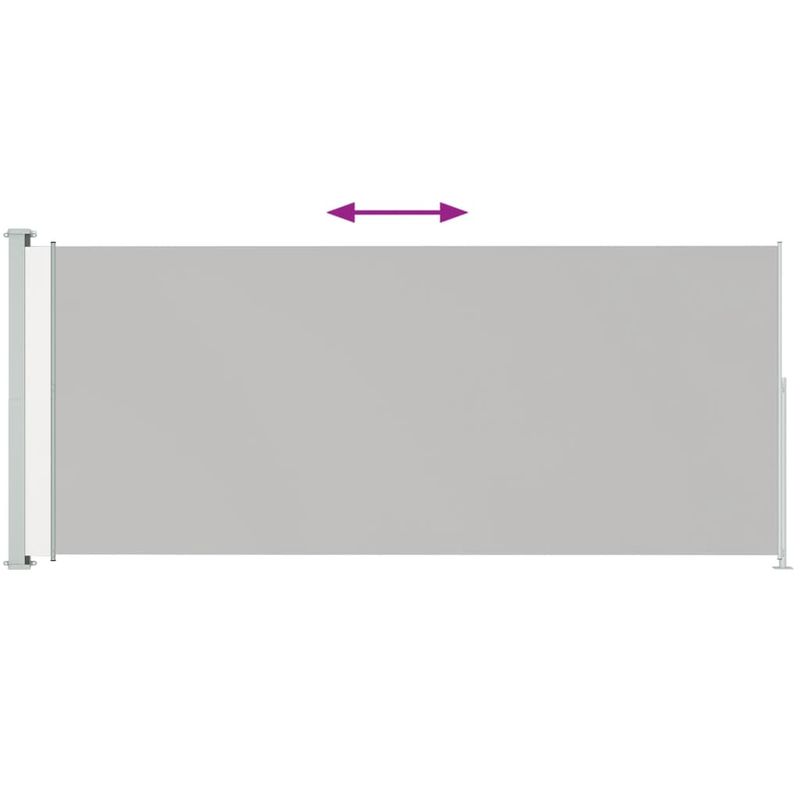 Casa si Gradina - Gradina si terasa - Umbrele si pavilioane - Umbrele - Copertina laterala retractabila de terasa, crem, 220 x 500 cm - Infinity.ro