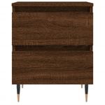 Casa si Gradina - Mobilier - Comode si corpuri - Noptiere - Noptiera, stejar maro, 40x35x50 cm, lemn compozit - Infinity.ro