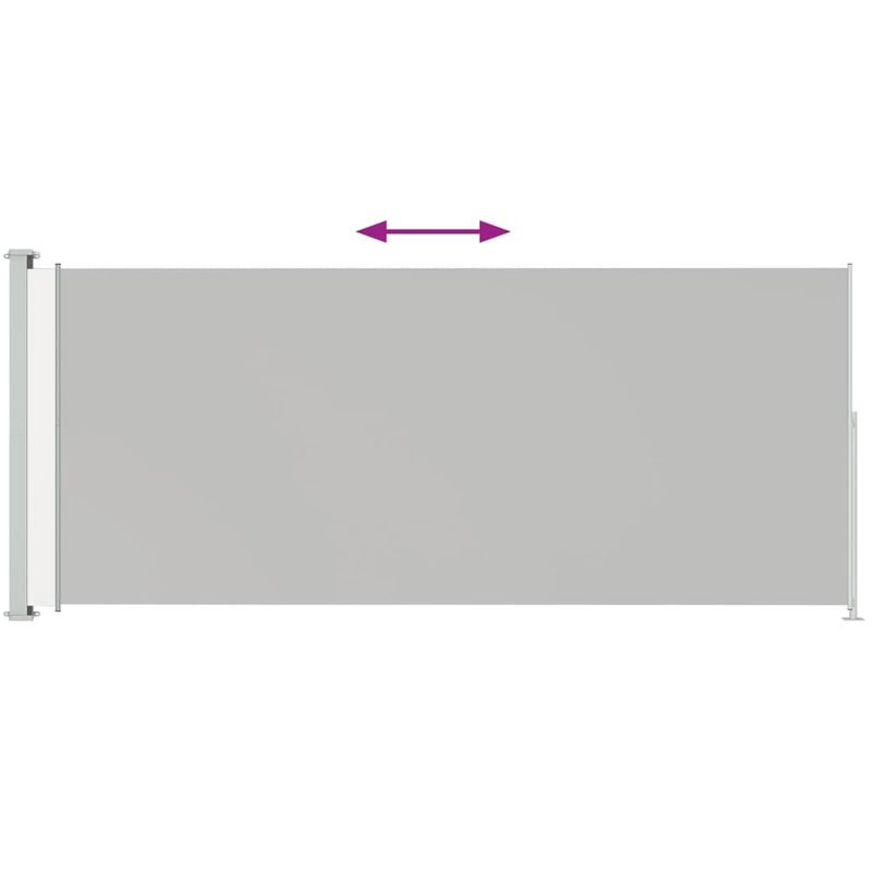 Casa si Gradina - Gradina si terasa - Umbrele si pavilioane - Umbrele - Copertina laterala retractabila de terasa, crem, 200 x 500 cm - Infinity.ro