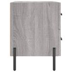 Casa si Gradina - Mobilier - Comode si corpuri - Noptiere - Noptiera, gri sonoma, 40x35x47,5 cm, lemn compozit - Infinity.ro