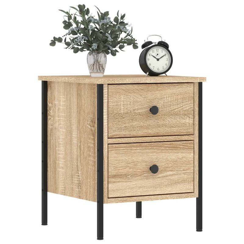 Casa si Gradina - Mobilier - Comode si corpuri - Noptiere - Noptiera, stejar sonoma, 40x42x50 cm, lemn compozit - Infinity.ro