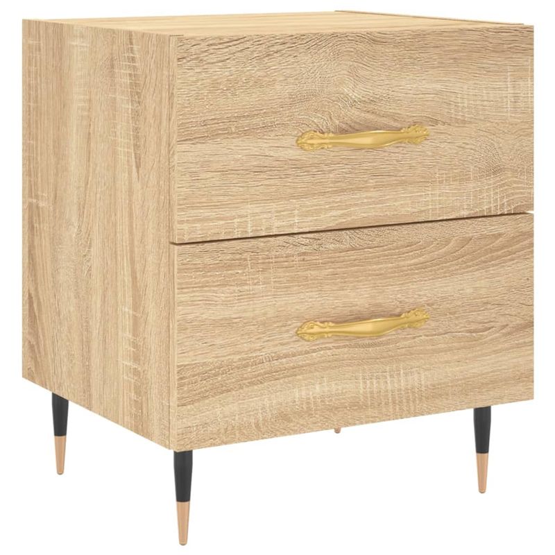 Casa si Gradina - Mobilier - Comode si corpuri - Noptiere - Noptiere, 2 buc., stejar sonoma, 40x35x47,5 cm, lemn compozit - Infinity.ro
