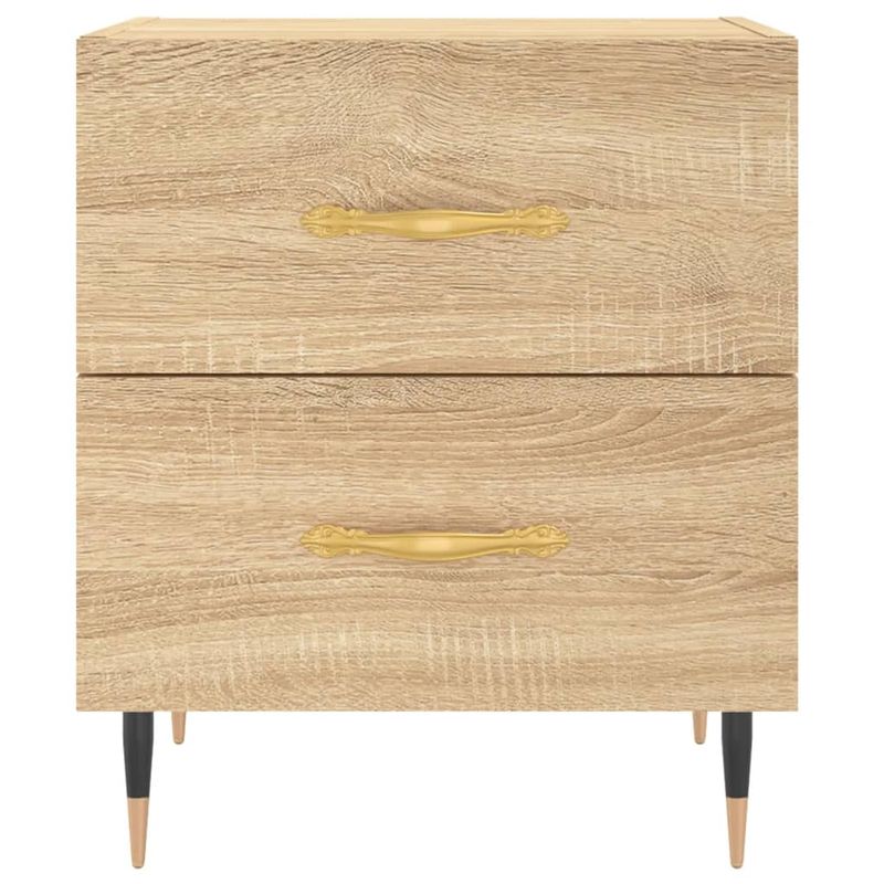 Casa si Gradina - Mobilier - Comode si corpuri - Noptiere - Noptiere, 2 buc., stejar sonoma, 40x35x47,5 cm, lemn compozit - Infinity.ro