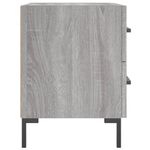 Casa si Gradina - Mobilier - Comode si corpuri - Noptiere - Noptiera, gri sonoma, 40x35x47,5 cm, lemn compozit - Infinity.ro