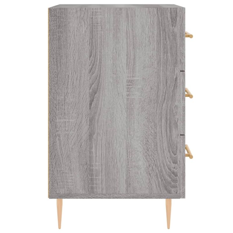 Casa si Gradina - Mobilier - Comode si corpuri - Noptiere - Noptiera, gri sonoma, 40x40x66 cm, lemn compozit - Infinity.ro