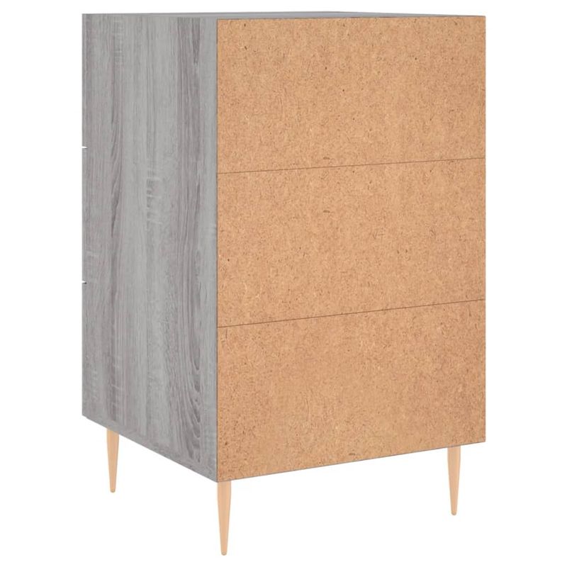 Casa si Gradina - Mobilier - Comode si corpuri - Noptiere - Noptiera, gri sonoma, 40x40x66 cm, lemn compozit - Infinity.ro