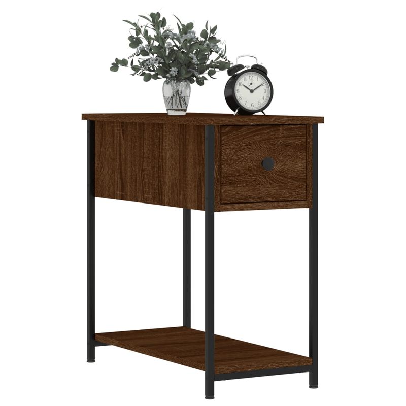 Casa si Gradina - Mobilier - Comode si corpuri - Noptiere - Noptiere, 2 buc., stejar maro, 30x60x60 cm, lemn prelucrat - Infinity.ro