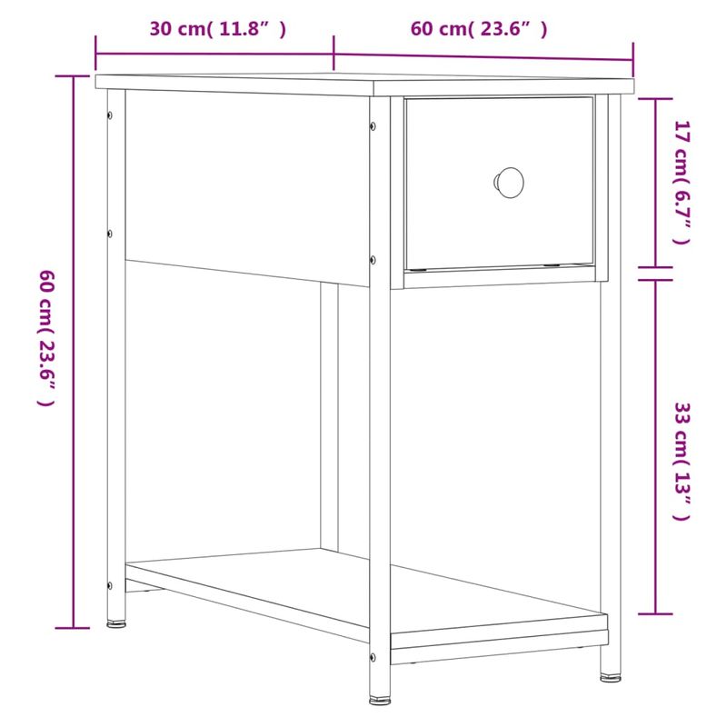 Casa si Gradina - Mobilier - Comode si corpuri - Noptiere - Noptiere, 2 buc., stejar maro, 30x60x60 cm, lemn prelucrat - Infinity.ro
