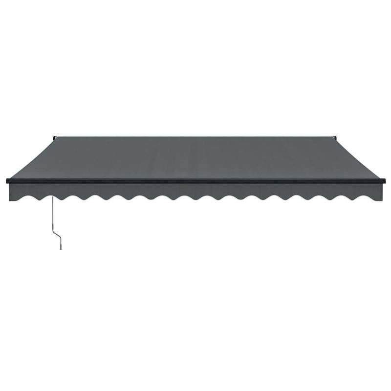 Casa si Gradina - Gradina si terasa - Umbrele si pavilioane - Umbrele - Copertina retractabila automata, antracit (cadru antracit), 4,5x3 m - Infinity.ro