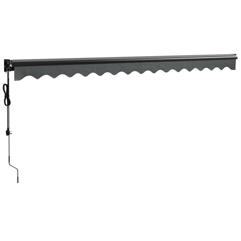Casa si Gradina - Gradina si terasa - Umbrele si pavilioane - Umbrele - Copertina retractabila automata, antracit (cadru antracit), 4,5x3 m - Infinity.ro