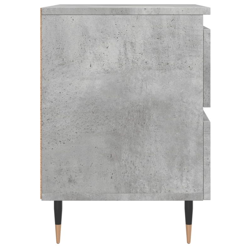 Casa si Gradina - Mobilier - Comode si corpuri - Noptiere - Noptiere, 2 buc., gri beton, 40x35x50 cm, lemn compozit - Infinity.ro