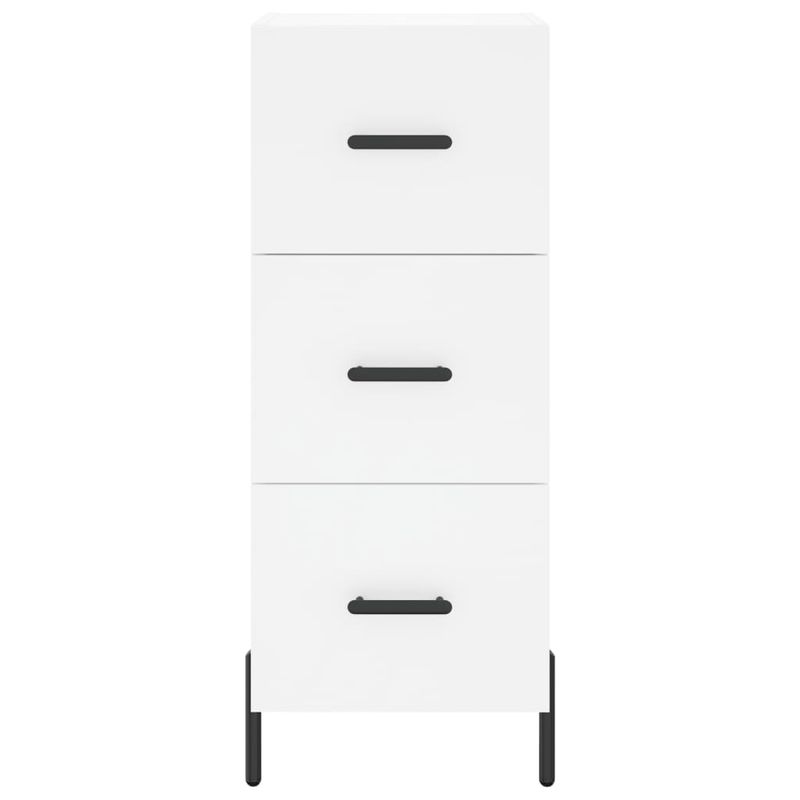 Casa si Gradina - Mobilier - Comode si corpuri - Comode - Dulap inalt, alb, 34,5x34x180 cm, lemn prelucrat - Infinity.ro