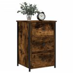 Casa si Gradina - Mobilier - Comode si corpuri - Noptiere - Noptiere, 2 buc., stejar fumuriu, 40x36x60 cm, lemn compozit - Infinity.ro