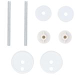 Casa si Gradina - Sanitare - Obiecte sanitare - Vase de toaleta - Capace WC, 2 buc., MDF, model scoica - Infinity.ro