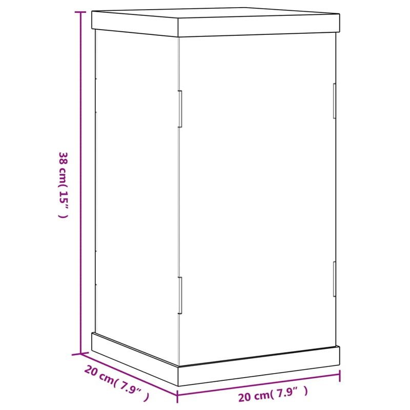 Casa si Gradina - Decoratiuni - DIY - Manechine plastic - Cutie de prezentare, transparent, 20x20x38 cm, acril - Infinity.ro