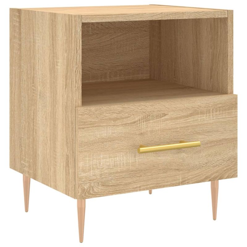 Casa si Gradina - Mobilier - Comode si corpuri - Noptiere - Noptiere, 2 buc., stejar sonoma, 40x35x47,5 cm, lemn compozit - Infinity.ro
