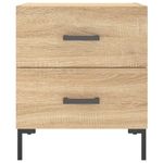 Casa si Gradina - Mobilier - Comode si corpuri - Noptiere - Noptiere, 2 buc., stejar sonoma, 40x35x47,5 cm, lemn compozit - Infinity.ro