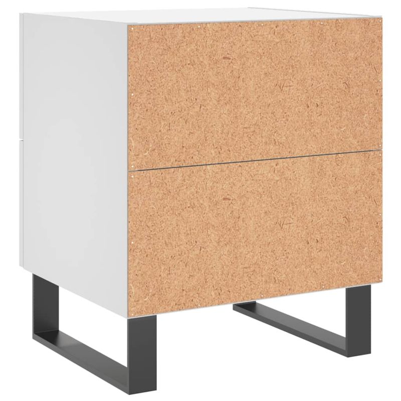 Casa si Gradina - Mobilier - Comode si corpuri - Noptiere - Noptiere, 2 buc., alb, 40x35x47,5 cm, lemn compozit - Infinity.ro