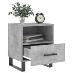 Casa si Gradina - Mobilier - Comode si corpuri - Noptiere - Noptiere, 2 buc., gri beton, 40x35x47,5 cm, lemn compozit - Infinity.ro