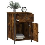 Casa si Gradina - Mobilier - Comode si corpuri - Noptiere - Noptiera, stejar fumuriu, 40x42x60 cm, lemn prelucrat - Infinity.ro