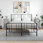 Casa si Gradina - Mobilier - Comode si corpuri - Noptiere - Noptiere, 2 buc., gri sonoma, 32x42x80 cm, lemn compozit - Infinity.ro