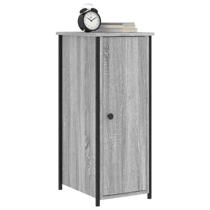 Casa si Gradina - Mobilier - Comode si corpuri - Noptiere - Noptiere, 2 buc., gri sonoma, 32x42x80 cm, lemn compozit - Infinity.ro