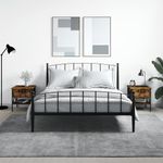 Casa si Gradina - Mobilier - Comode si corpuri - Noptiere - Noptiere, 2 buc., stejar fumuriu, 40x42x45 cm, lemn compozit - Infinity.ro