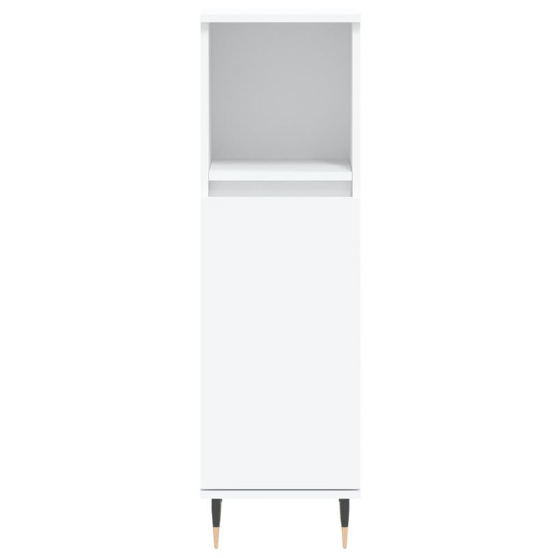 Casa si Gradina - Mobilier - Seturi de mobilier - Seturi baie - Set mobilier de baie, 3 piese, alb, lemn compozit - Infinity.ro