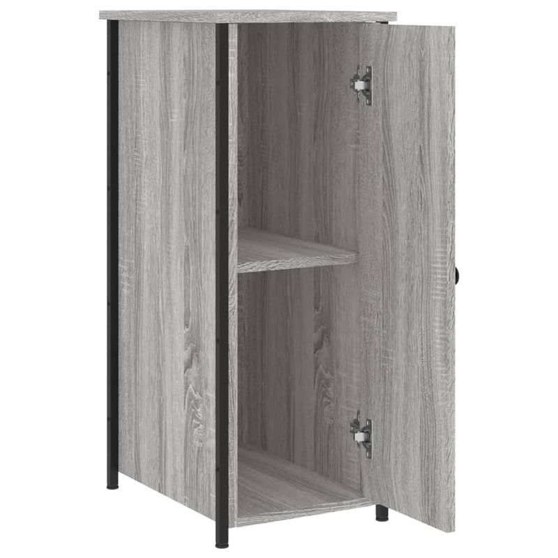 Casa si Gradina - Mobilier - Comode si corpuri - Noptiere - Noptiere, 2 buc., gri sonoma, 32x42x80 cm, lemn compozit - Infinity.ro