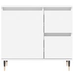 Casa si Gradina - Mobilier - Seturi de mobilier - Seturi baie - Set mobilier de baie, 3 piese, alb, lemn compozit - Infinity.ro