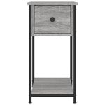 Casa si Gradina - Mobilier - Comode si corpuri - Noptiere - Noptiere, 2 buc., gri sonoma, 30x60x60 cm, lemn prelucrat - Infinity.ro