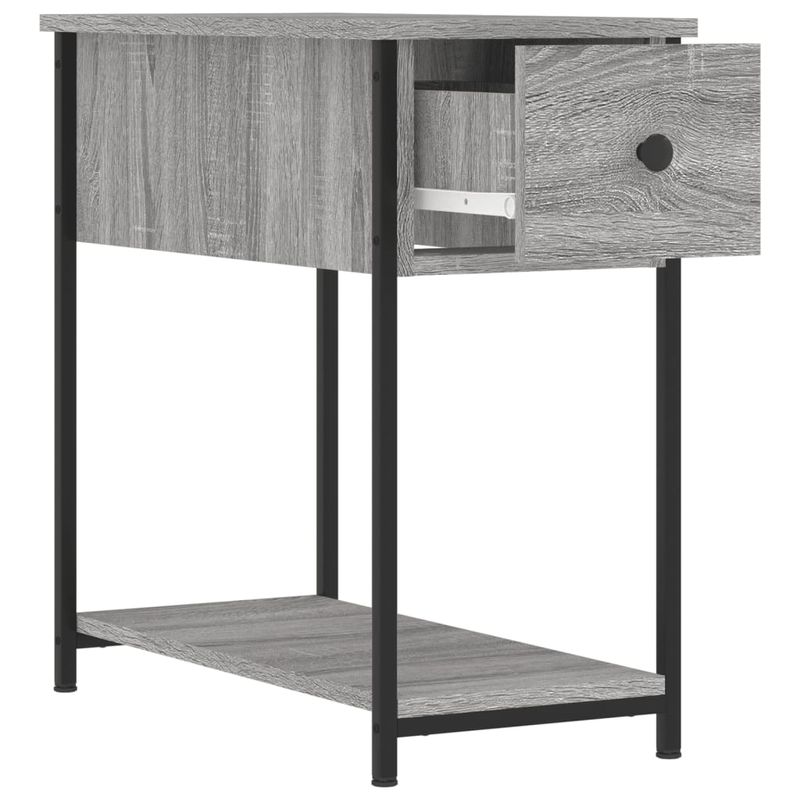 Casa si Gradina - Mobilier - Comode si corpuri - Noptiere - Noptiere, 2 buc., gri sonoma, 30x60x60 cm, lemn prelucrat - Infinity.ro