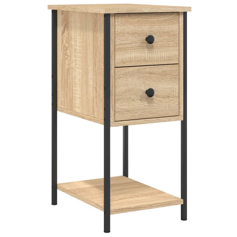 Casa si Gradina - Mobilier - Comode si corpuri - Noptiere - Noptiera, stejar sonoma, 32x42x70 cm, lemn compozit - Infinity.ro