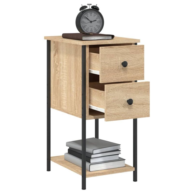 Casa si Gradina - Mobilier - Comode si corpuri - Noptiere - Noptiera, stejar sonoma, 32x42x70 cm, lemn compozit - Infinity.ro