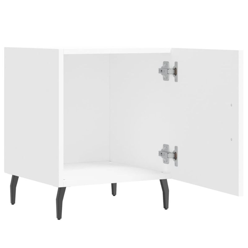 Casa si Gradina - Mobilier - Comode si corpuri - Noptiere - Noptiera, alb, 40x40x50 cm, lemn compozit - Infinity.ro