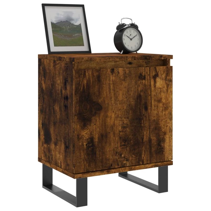 Casa si Gradina - Mobilier - Comode si corpuri - Noptiere - Noptiere, 2 buc., stejar fumuriu, 40x30x50 cm, lemn compozit - Infinity.ro