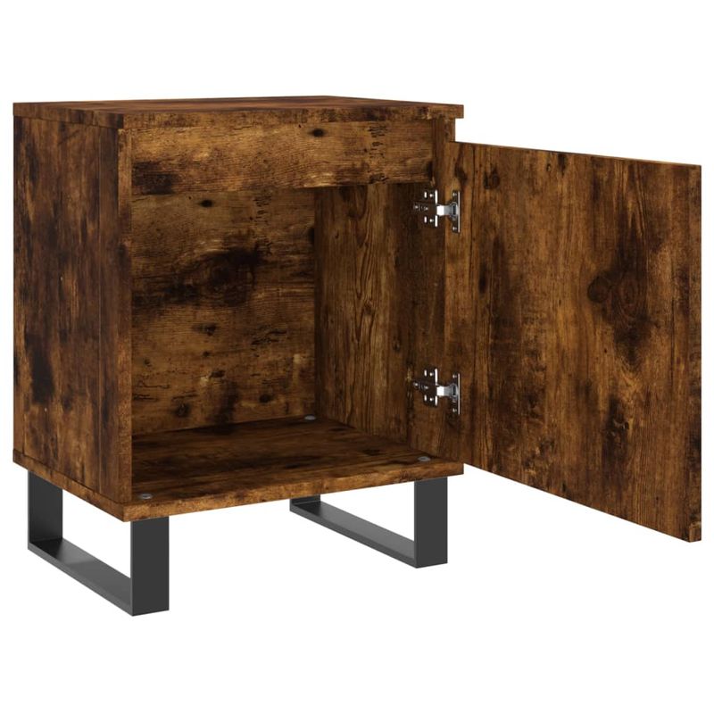 Casa si Gradina - Mobilier - Comode si corpuri - Noptiere - Noptiere, 2 buc., stejar fumuriu, 40x30x50 cm, lemn compozit - Infinity.ro