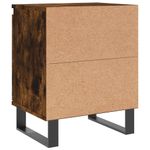 Casa si Gradina - Mobilier - Comode si corpuri - Noptiere - Noptiere, 2 buc., stejar fumuriu, 40x30x50 cm, lemn compozit - Infinity.ro