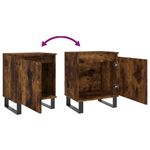 Casa si Gradina - Mobilier - Comode si corpuri - Noptiere - Noptiere, 2 buc., stejar fumuriu, 40x30x50 cm, lemn compozit - Infinity.ro