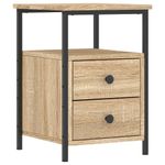 Casa si Gradina - Mobilier - Comode si corpuri - Noptiere - Noptiera, stejar sonoma, 34x35,5x50 cm, lemn compozit - Infinity.ro