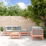 Casa si Gradina - Gradina si terasa - Mobilier exterior - Seturi mobila gradina - Set mobilier relaxare gradina, 6 piese, lemn masiv Douglas - Infinity.ro