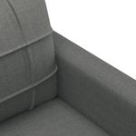 Casa si Gradina - Mobilier - Canapele si coltare - Canapele - Canapea cu 3 locuri, gri inchis, 180 cm, material textil - Infinity.ro