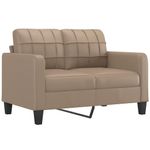 Casa si Gradina - Mobilier - Canapele si coltare - Canapele - Canapea cu 2 locuri, cappuccino, 120 cm, piele ecologica - Infinity.ro