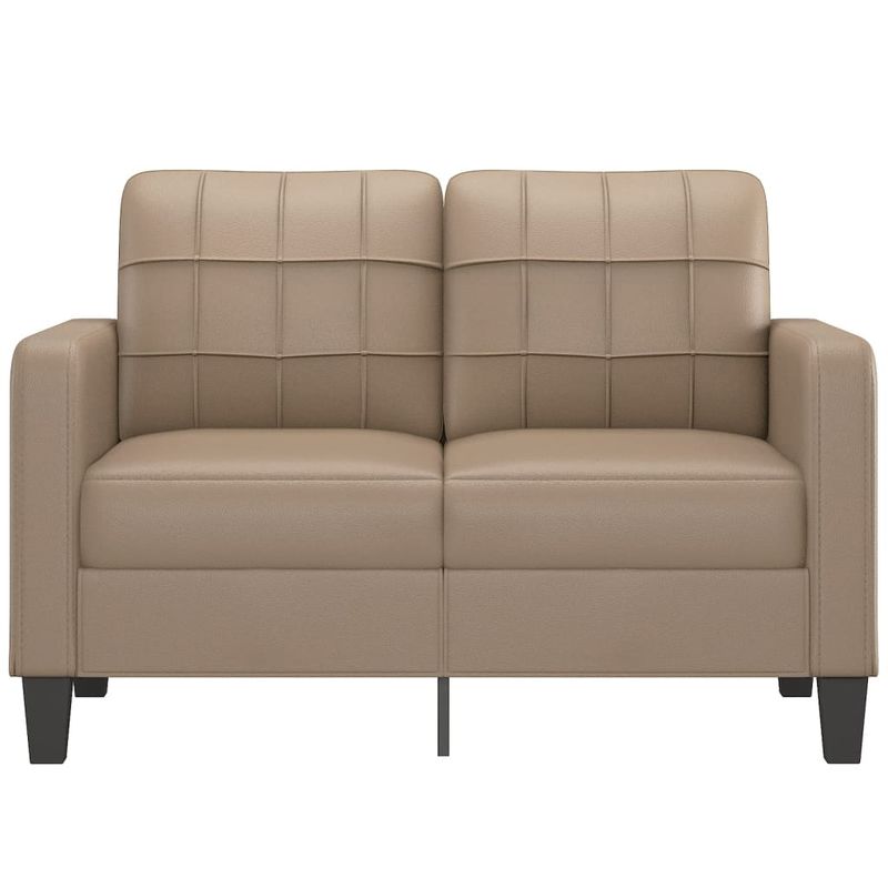 Casa si Gradina - Mobilier - Canapele si coltare - Canapele - Canapea cu 2 locuri, cappuccino, 120 cm, piele ecologica - Infinity.ro