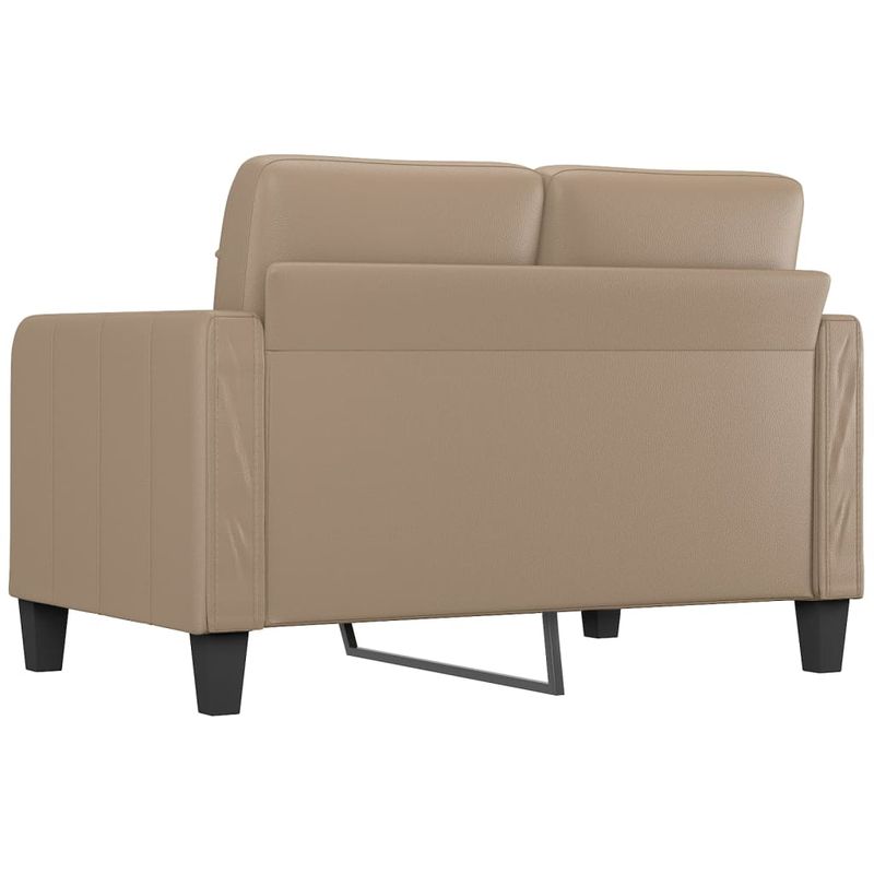 Casa si Gradina - Mobilier - Canapele si coltare - Canapele - Canapea cu 2 locuri, cappuccino, 120 cm, piele ecologica - Infinity.ro