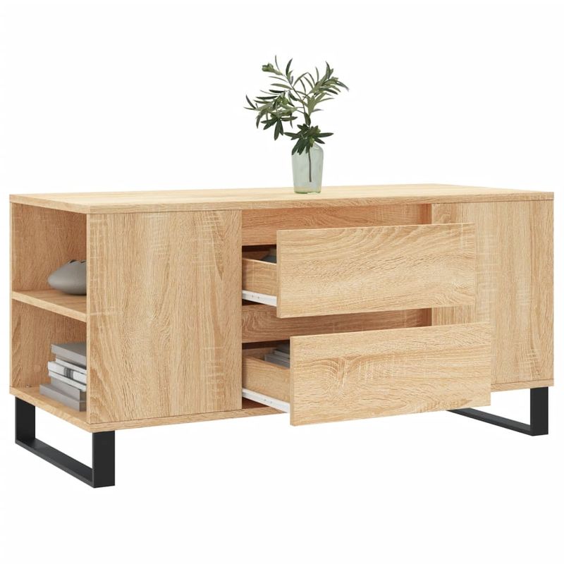 Casa si Gradina - Mobilier - Mese si birouri - Masute de cafea - Masuta de cafea, stejar sonoma, 102x44,5x50 cm, lemn prelucrat - Infinity.ro