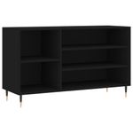 Casa si Gradina - Mobilier - Organizare si depozitare - Organizator incaltaminte - Pantofar, negru, 102x36x60 cm, lemn compozit - Infinity.ro