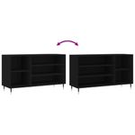 Casa si Gradina - Mobilier - Organizare si depozitare - Organizator incaltaminte - Pantofar, negru, 102x36x60 cm, lemn compozit - Infinity.ro