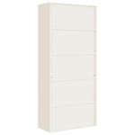 Casa si Gradina - Constructii - Depozitare, transport si protectie - Rafturi, fisete si vestiare - Fiset, alb, 90x40x200 cm, otel - Infinity.ro